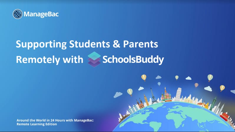 Supporting Students & Parents Remotely with SchoolsBuddy