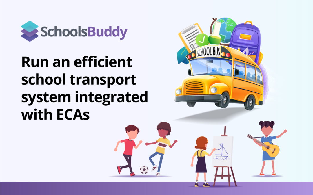 How to run an efficient school transport system integrated with ECAs